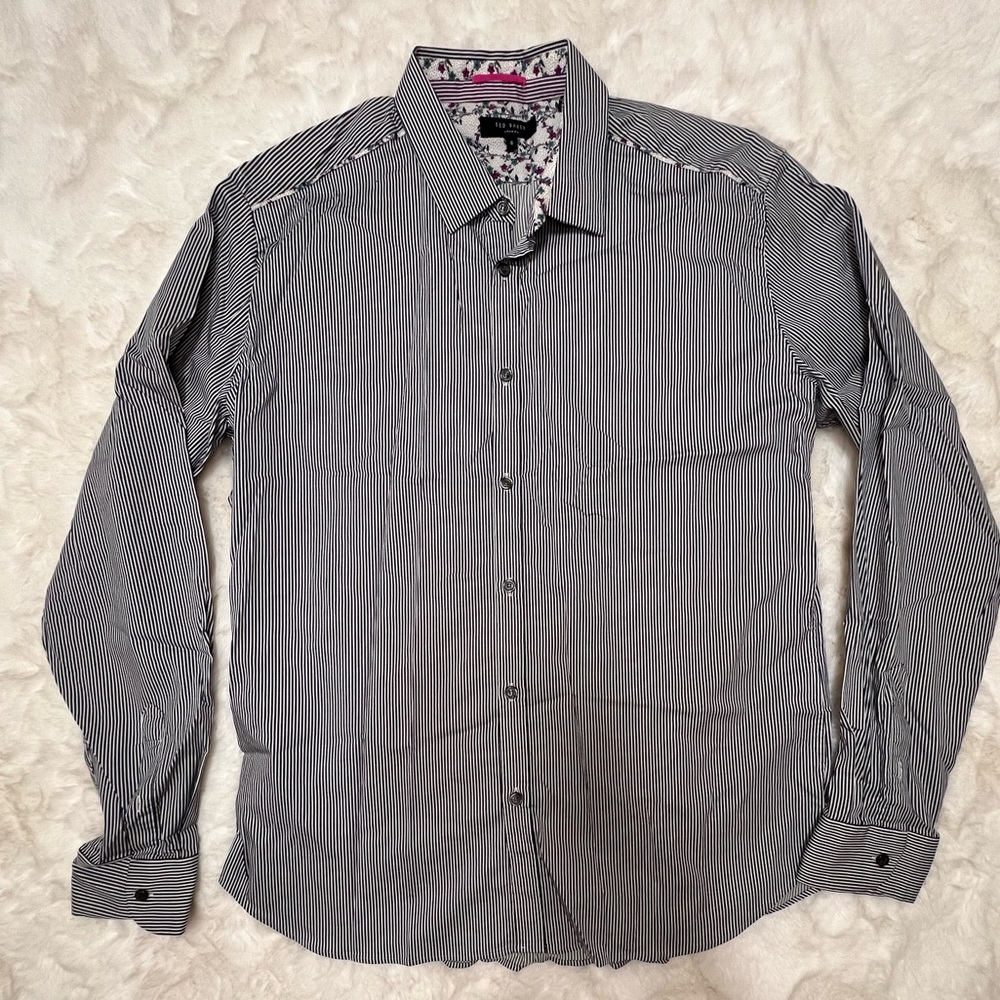 Ted Baker London Men’s Striped Dress Shirt